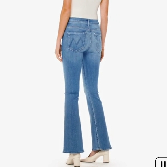 MOTHER Denim - 34 Mother Weekender Layover Mid Rise Flare 1585 1008 Ret $248